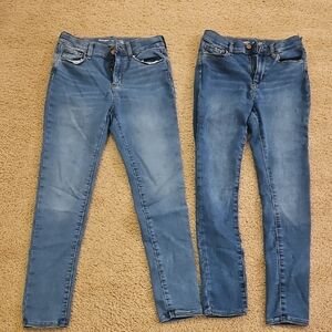 Old Navy Girls Denim Jeggings - Light and Dark Blue